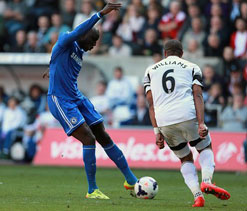 Ba keeps Chelsea title charge going